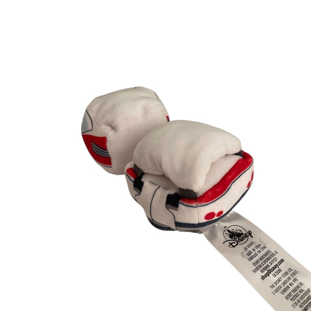 Disney Parks Wishables Tram Push Stuffed Toy Transportation Series White Red - Picture 5 of 7